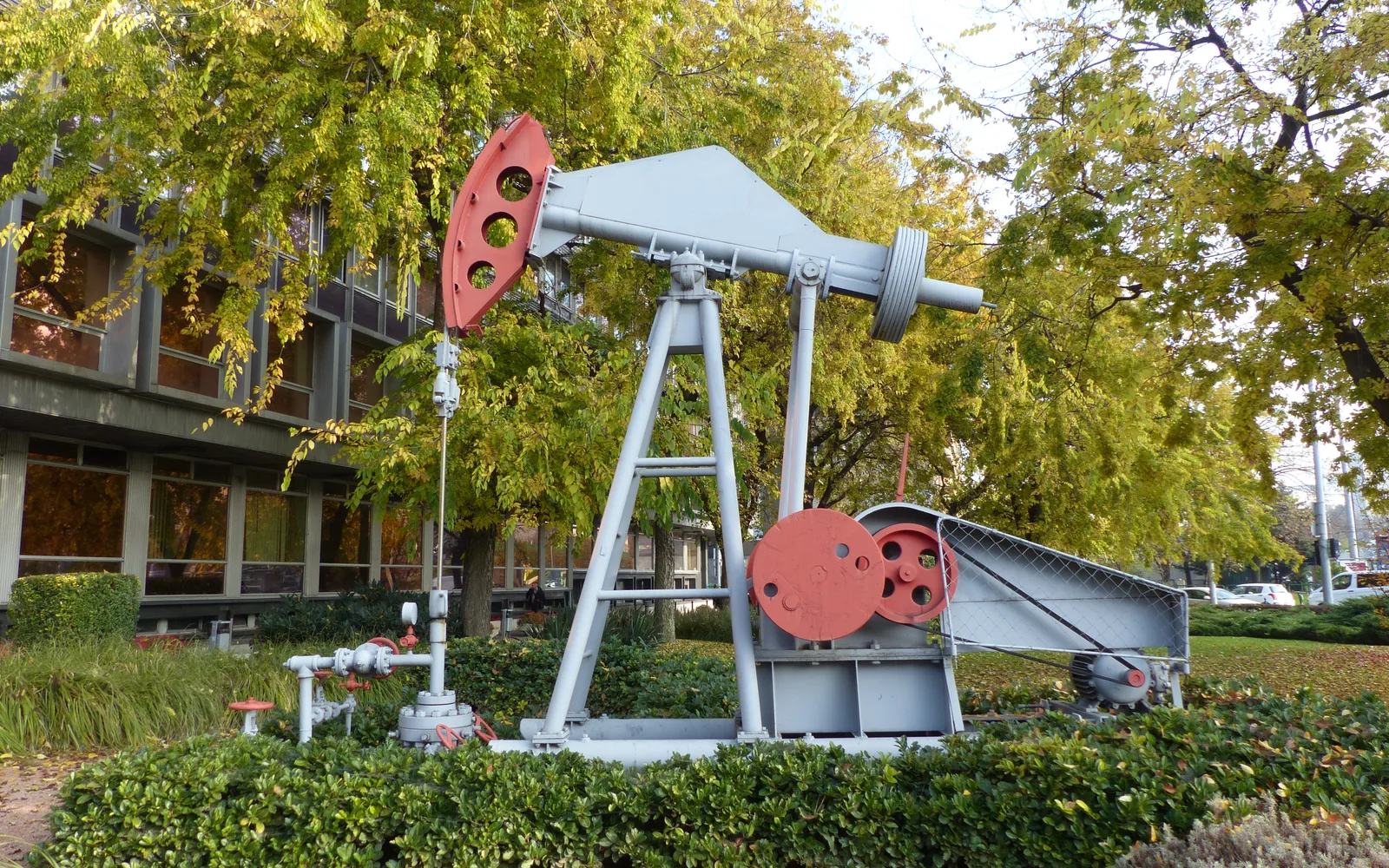 Oil well infrastructure in Kern County representing the region's major oil production industry